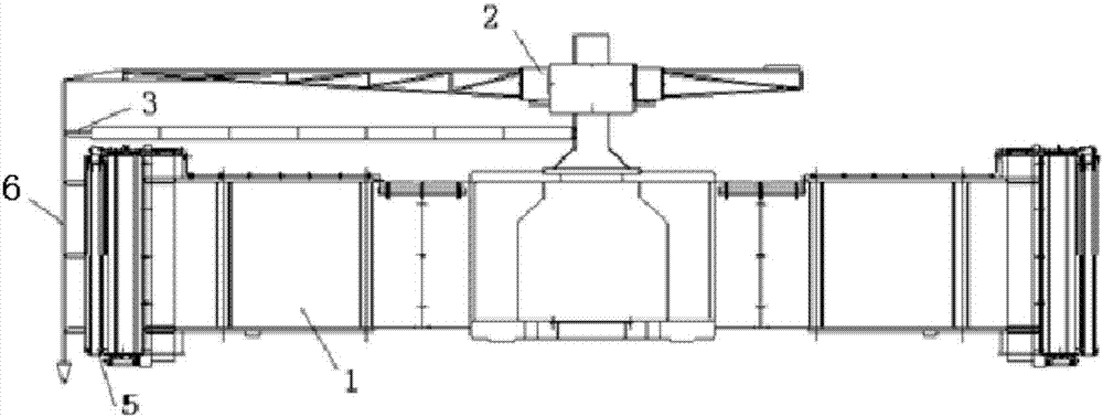 A measuring device for the absolute radius of a hydro-generator rotor and a method thereof