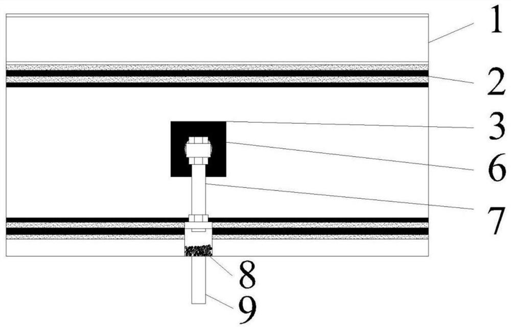 An adjustable periodic damping steel rail