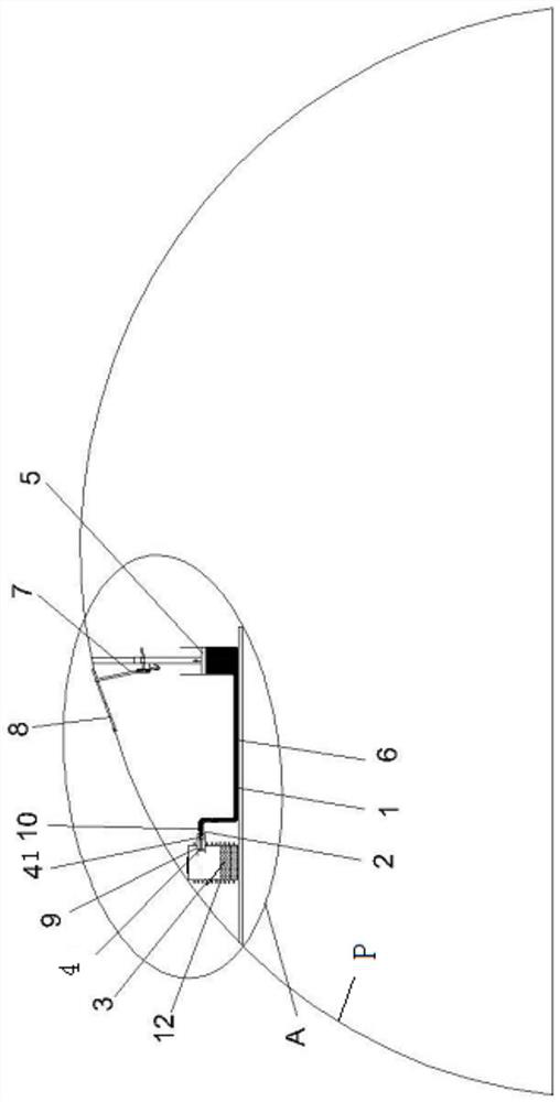 Automatic ventilation device of greenhouse and greenhouse