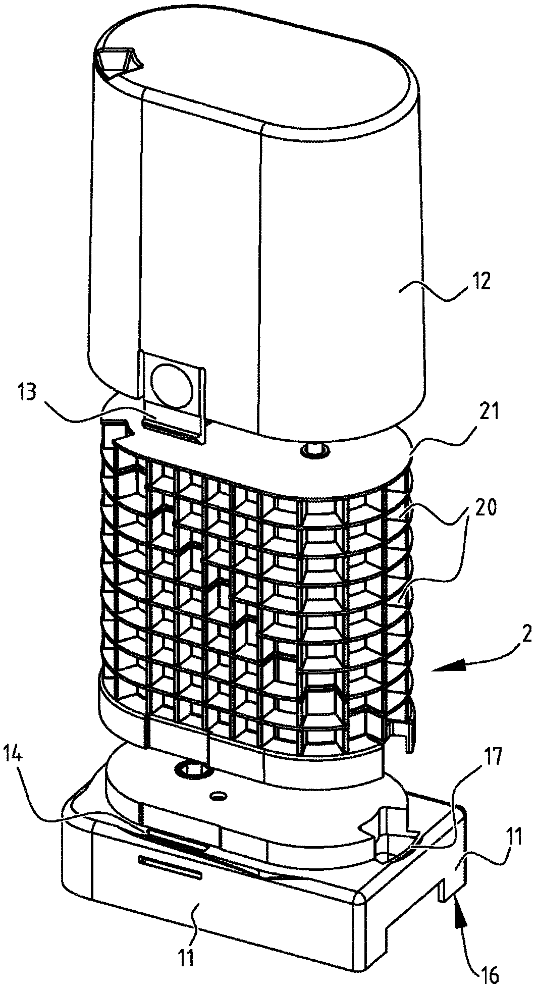 Medicine feeding canister for in automated medicine dispensing device