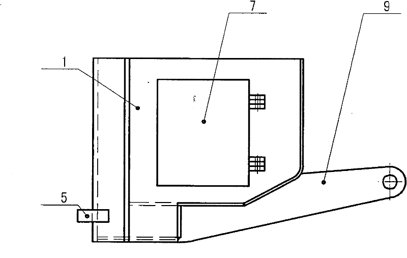 Coal removal device of crawler walking hydraulic support