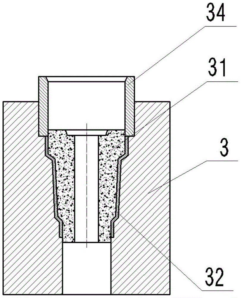 A kind of up and down pressure refractory hydraulic forming machine and one-time forming method thereof