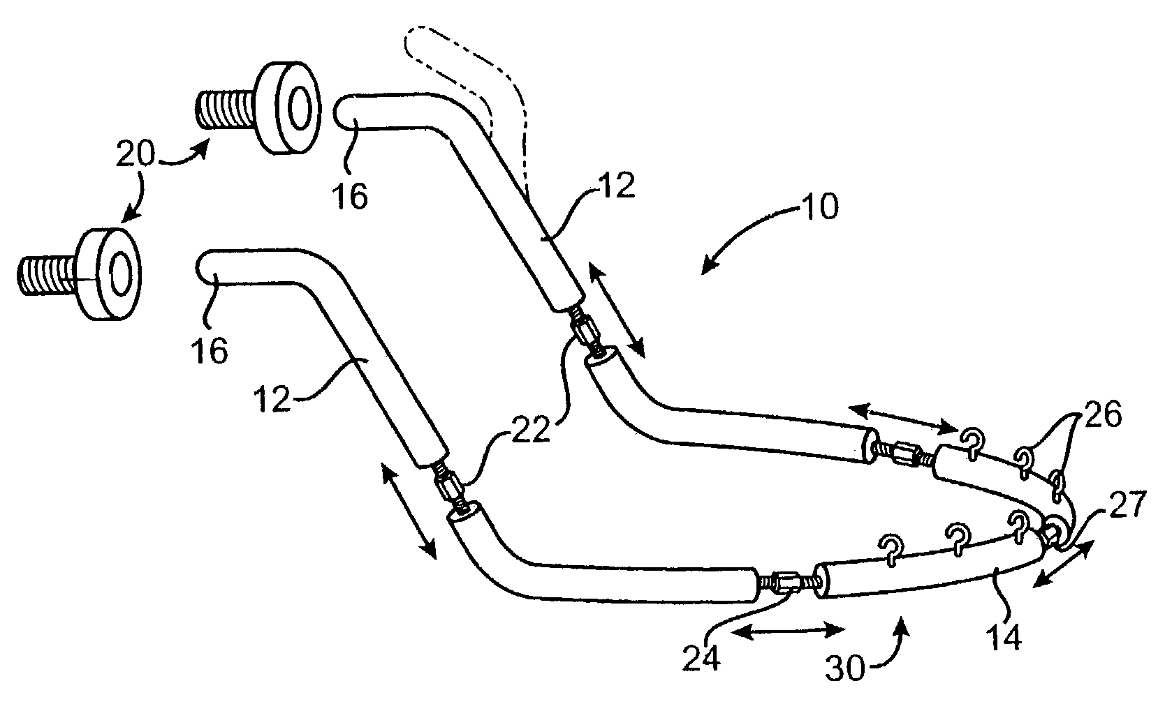 Maxillary distraction device