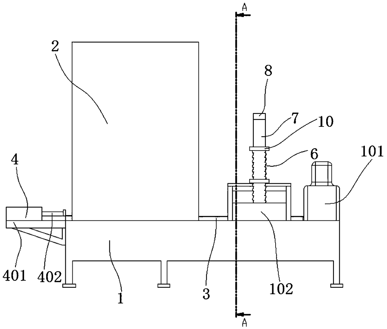 Automated feeding and clamping device for pipe fitting machining