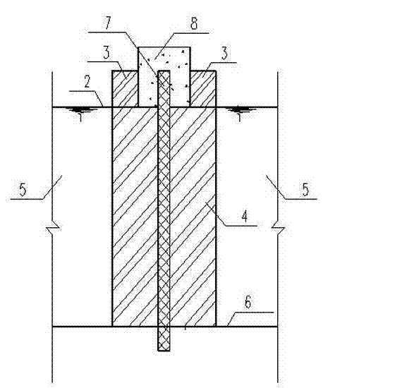 Dam foundation reinforcement frame structure and dam foundation reinforcement method