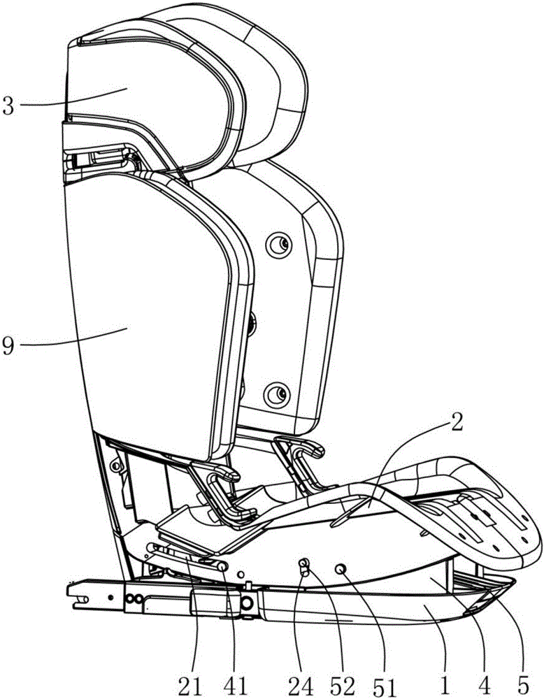 Automobile safety chair for child