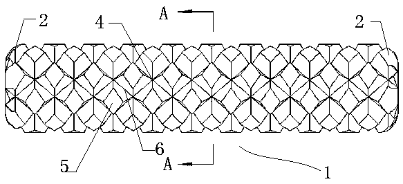 A new type of floating solid foam row rod and its preparation method