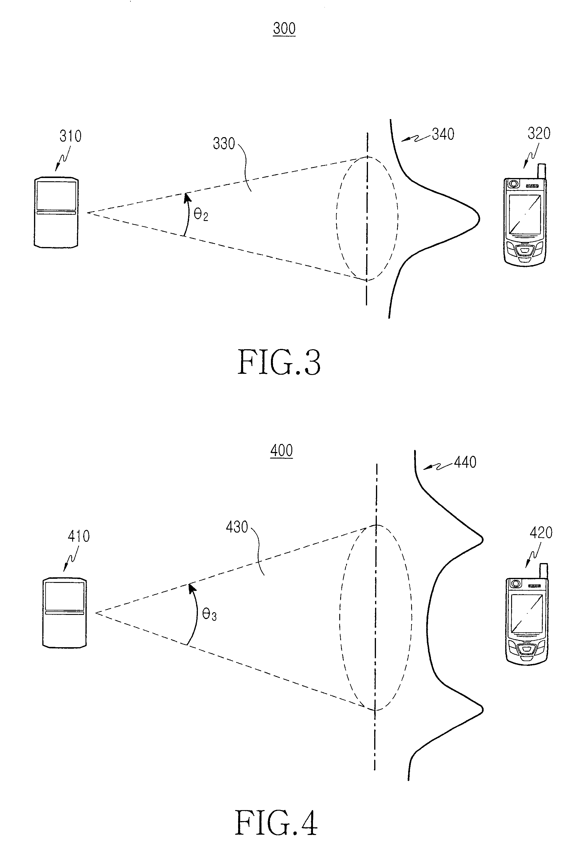 Wireless communication interface for portable wireless terminal