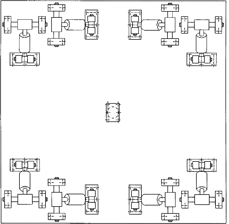 Positive and negative stiffness parallel three-translation vibration and impact isolation platform