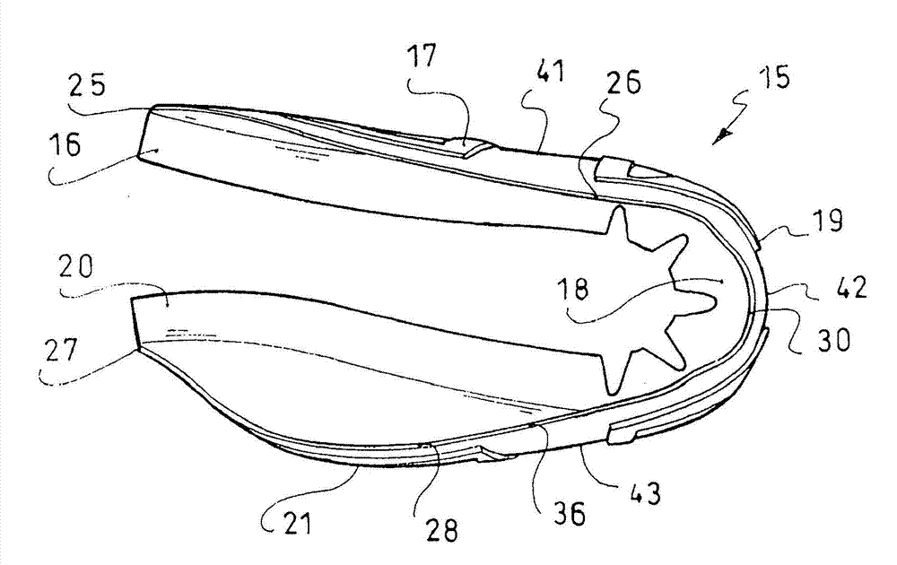 Footwear with improved upper