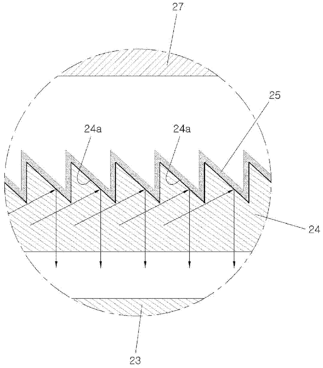 Sterilizable lamp assembly of vehicle and sterilization method using same