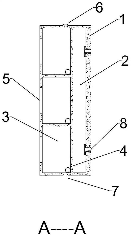 Non-dismantling formwork with planting and heat preservation functions and preparation method