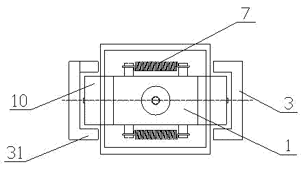 Anti-falling structure for hopper