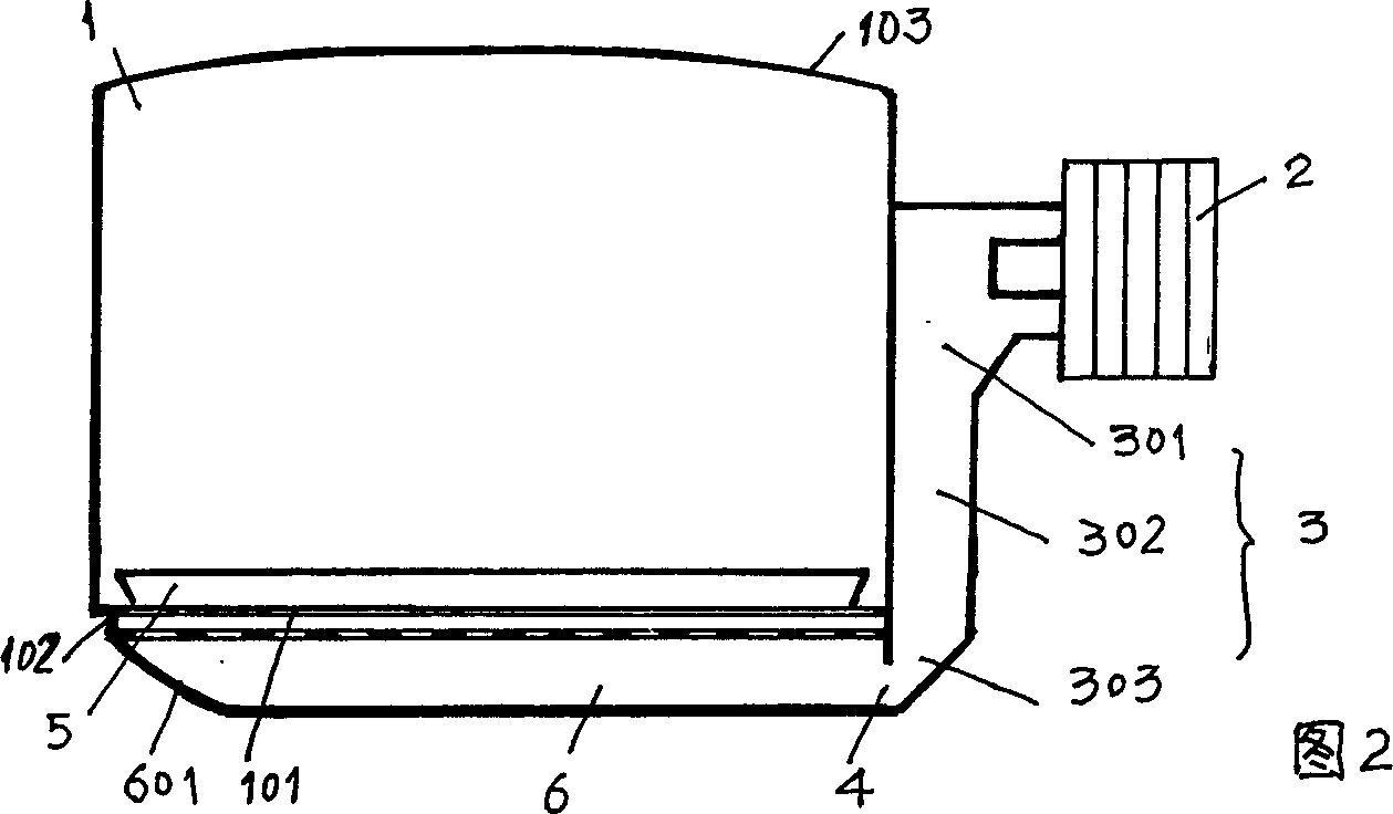 Uniform radiation microwave heating method and device