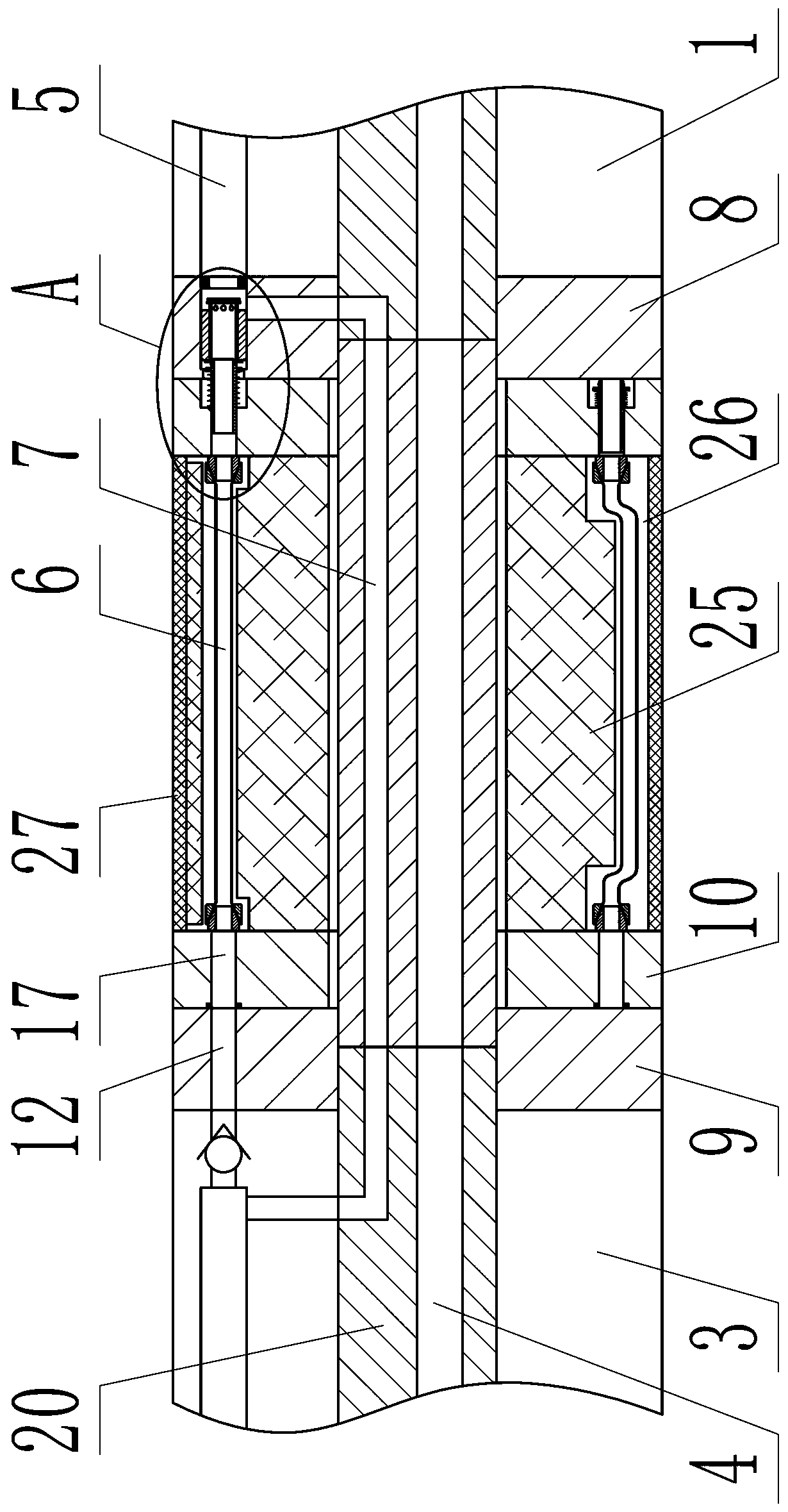 Intravenous injection simulated teaching device