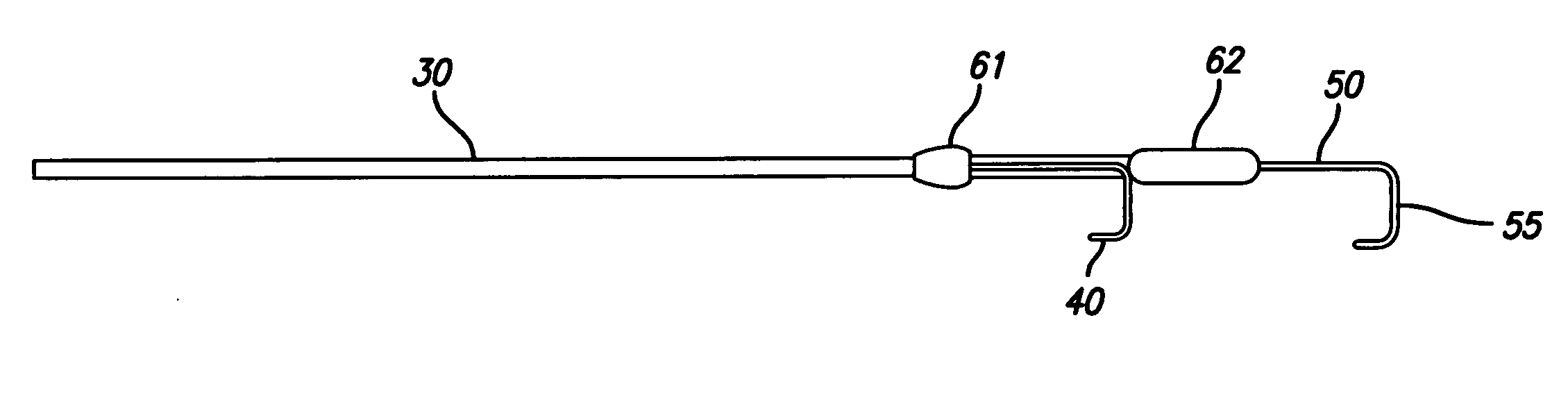 Laparoscopic retractable dissector and suture and needle passer