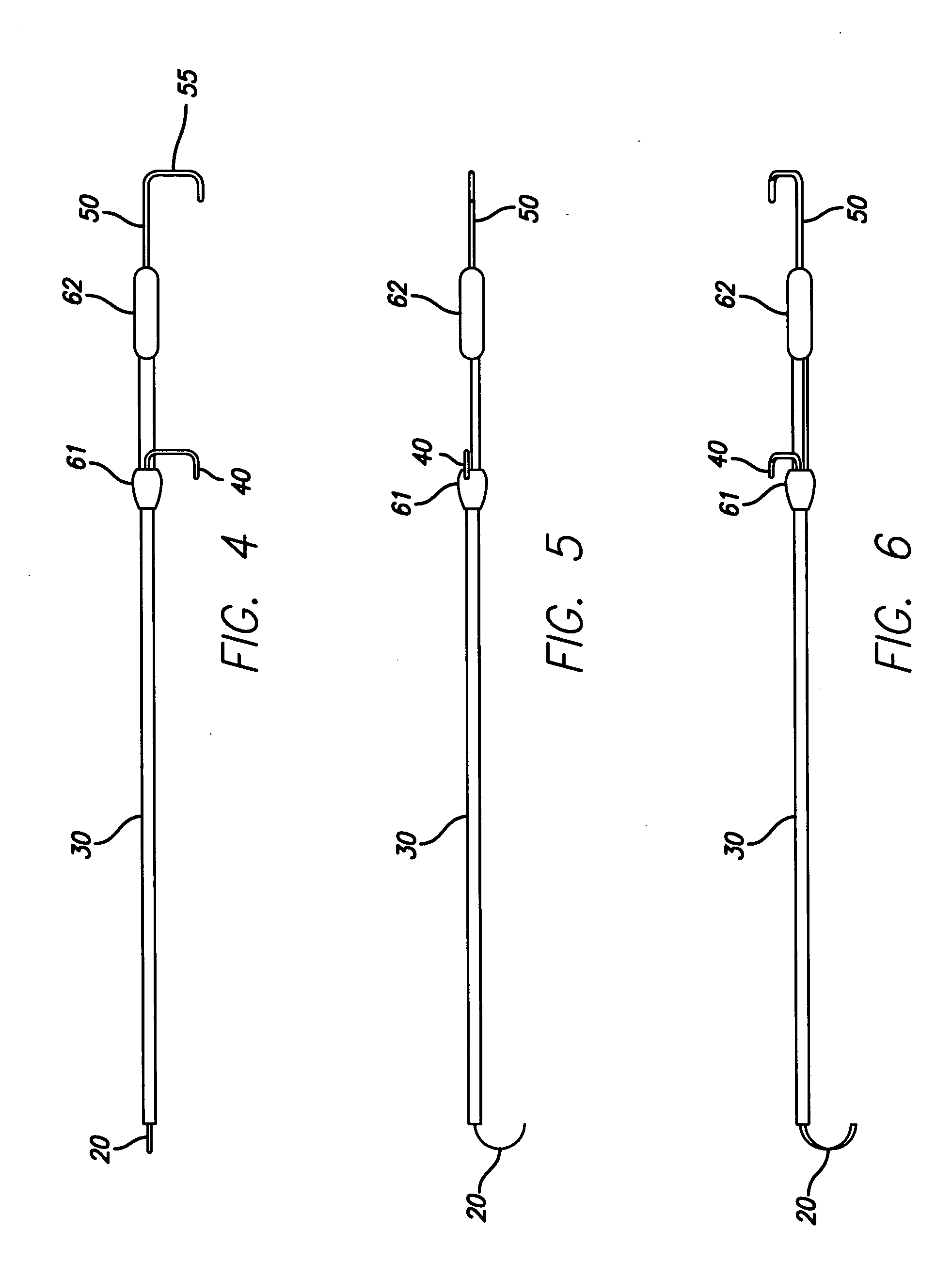 Laparoscopic retractable dissector and suture and needle passer