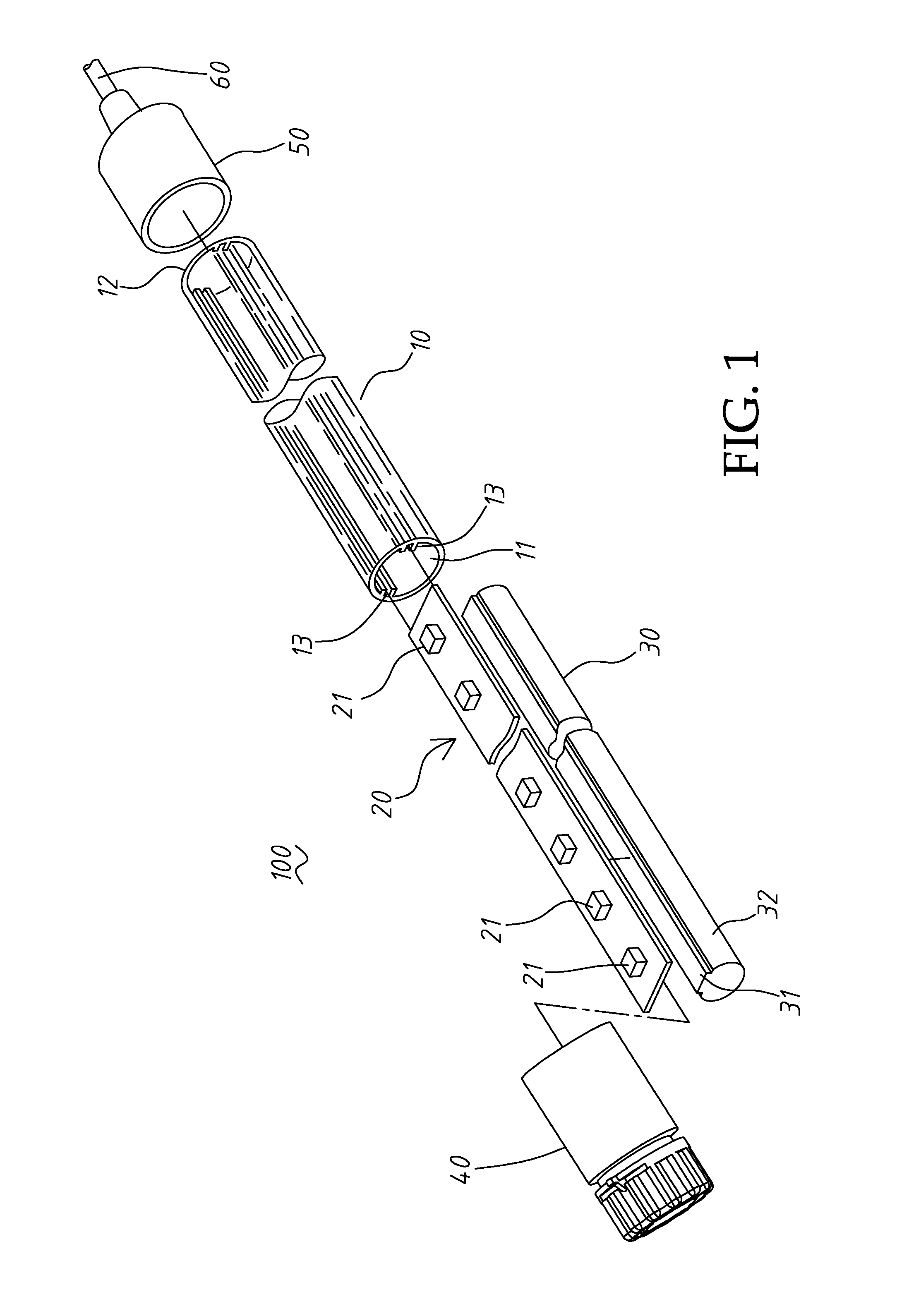 LED submarine lighting device