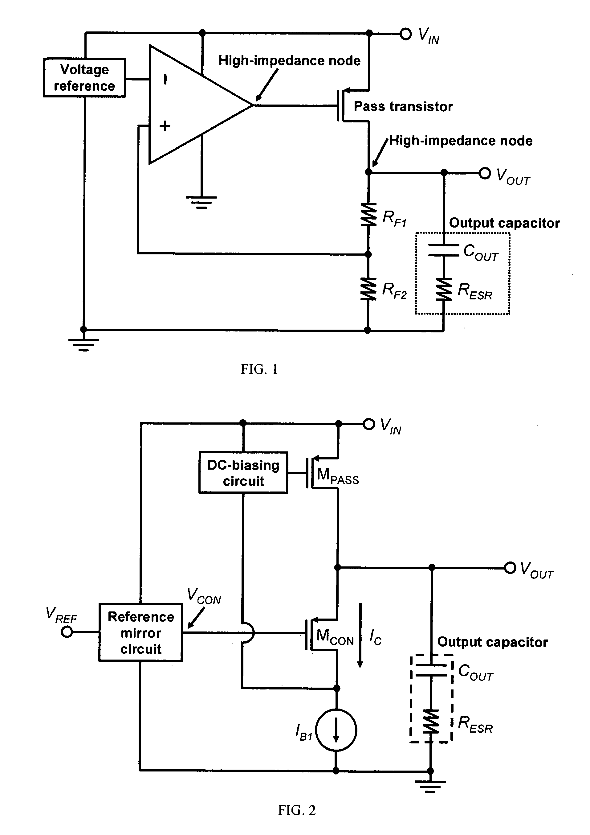 Single-transistor-control low-dropout regulator