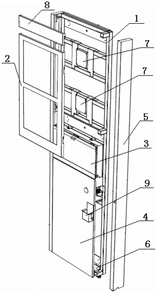 Computer installing frame