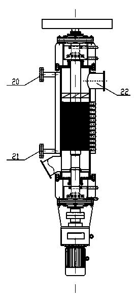 High-viscosity rapid drying machine