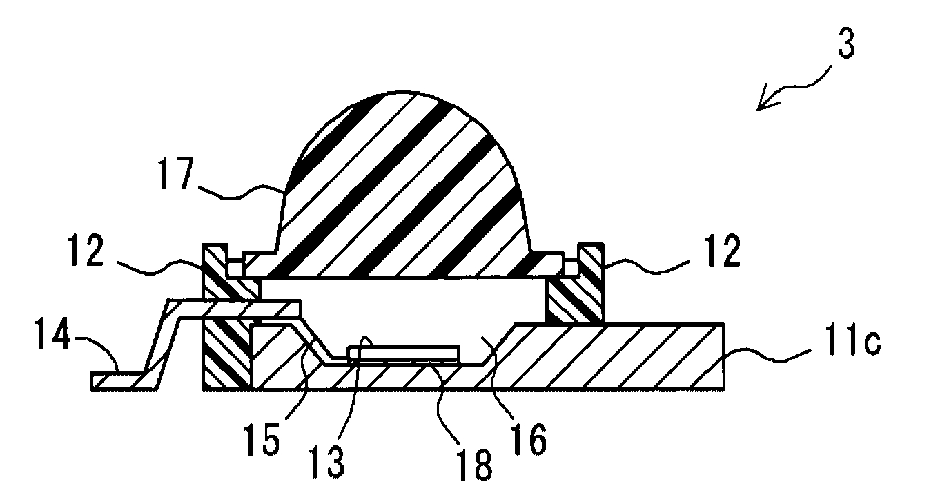 Heat-dissipating resin composition, substrate for LED mounting, reflector, and substrate for LED mounting having reflector portion