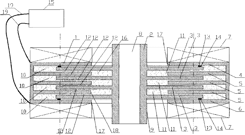 Multiple-piece two-dimensional magneto-rheological damper