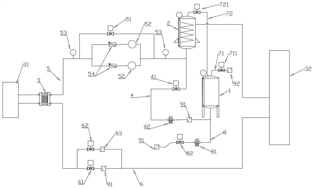 Liquid cooling system and control method thereof