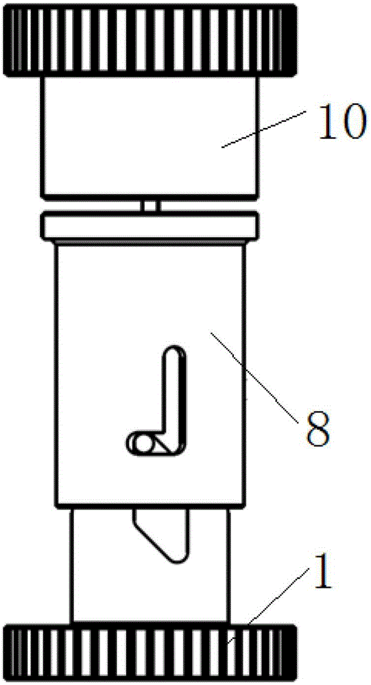 Handheld type multiple-layer perforating device for satellite