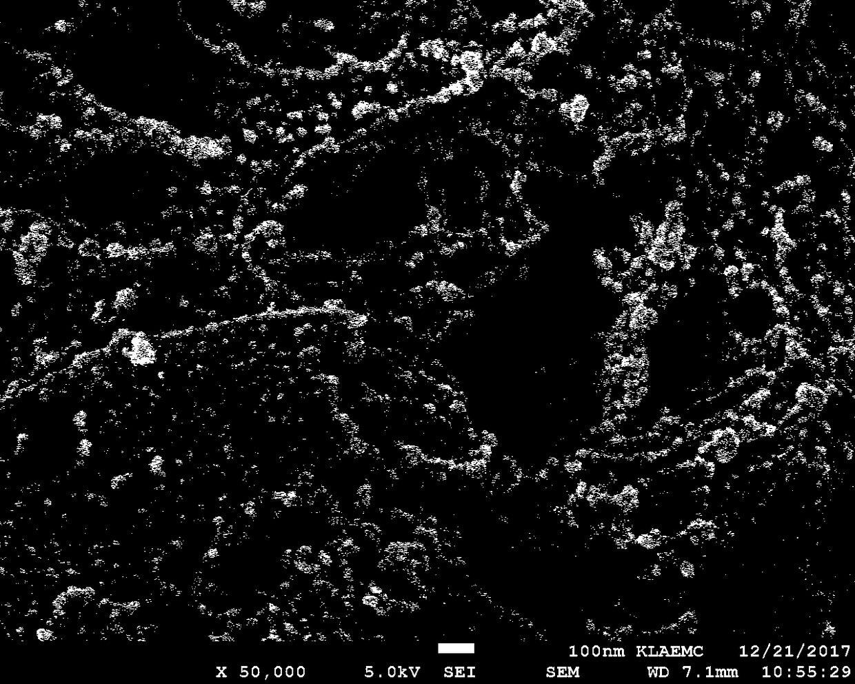 Preparation method and use method of nitrogen doped carbon catalyst for preparing vinyl chloride by acetylene hydrochlorination of fixed bed