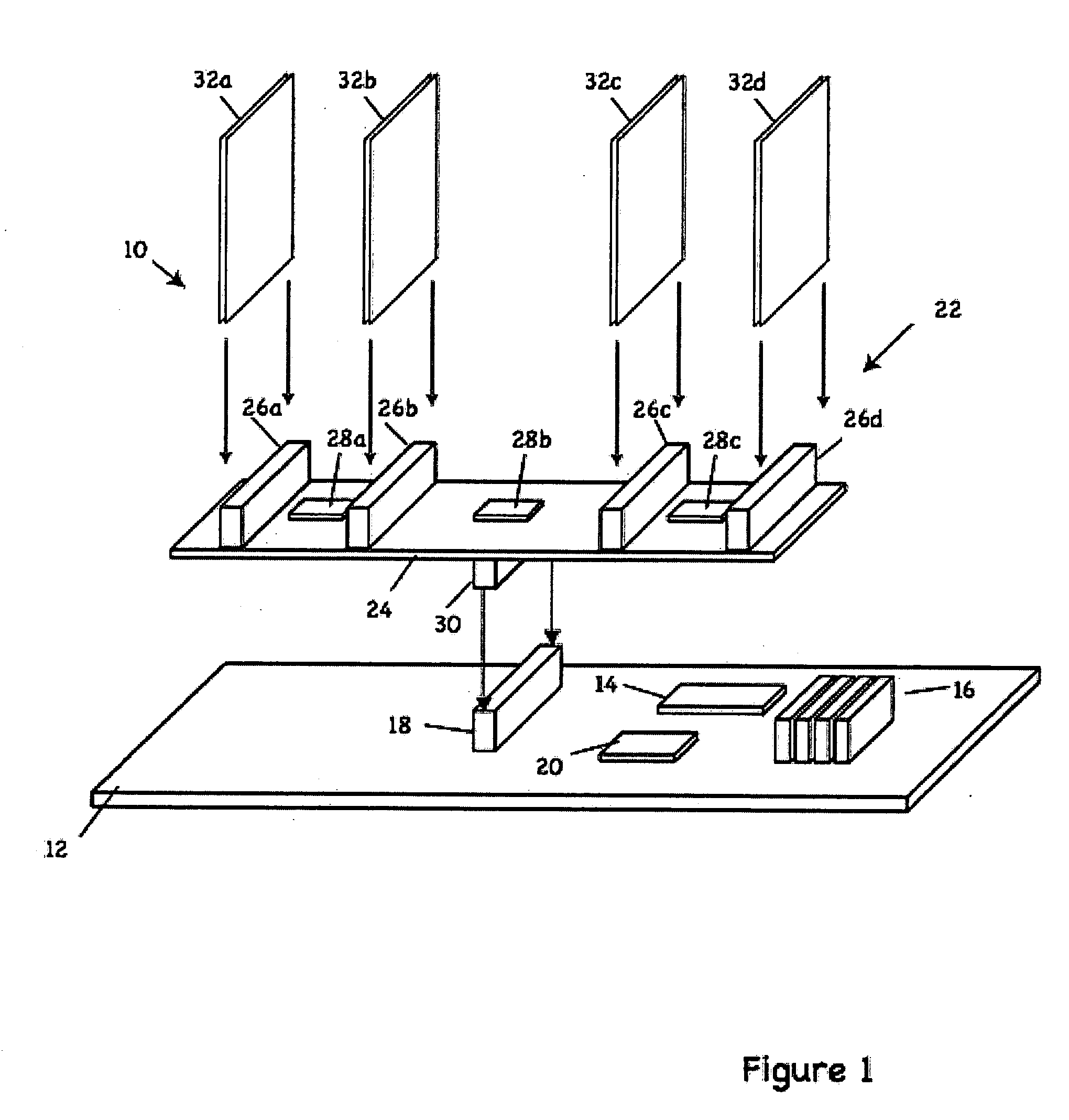 Daughter card approach to employing multiple graphics cards within a system