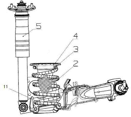 Buffering mechanism and automobile comprising buffering mechanism