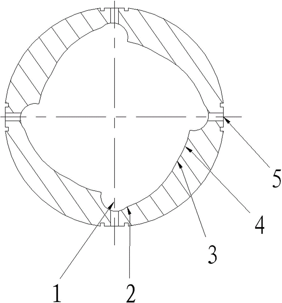 Dynamic and static pressure conical bearing with wedged dovetail cavities