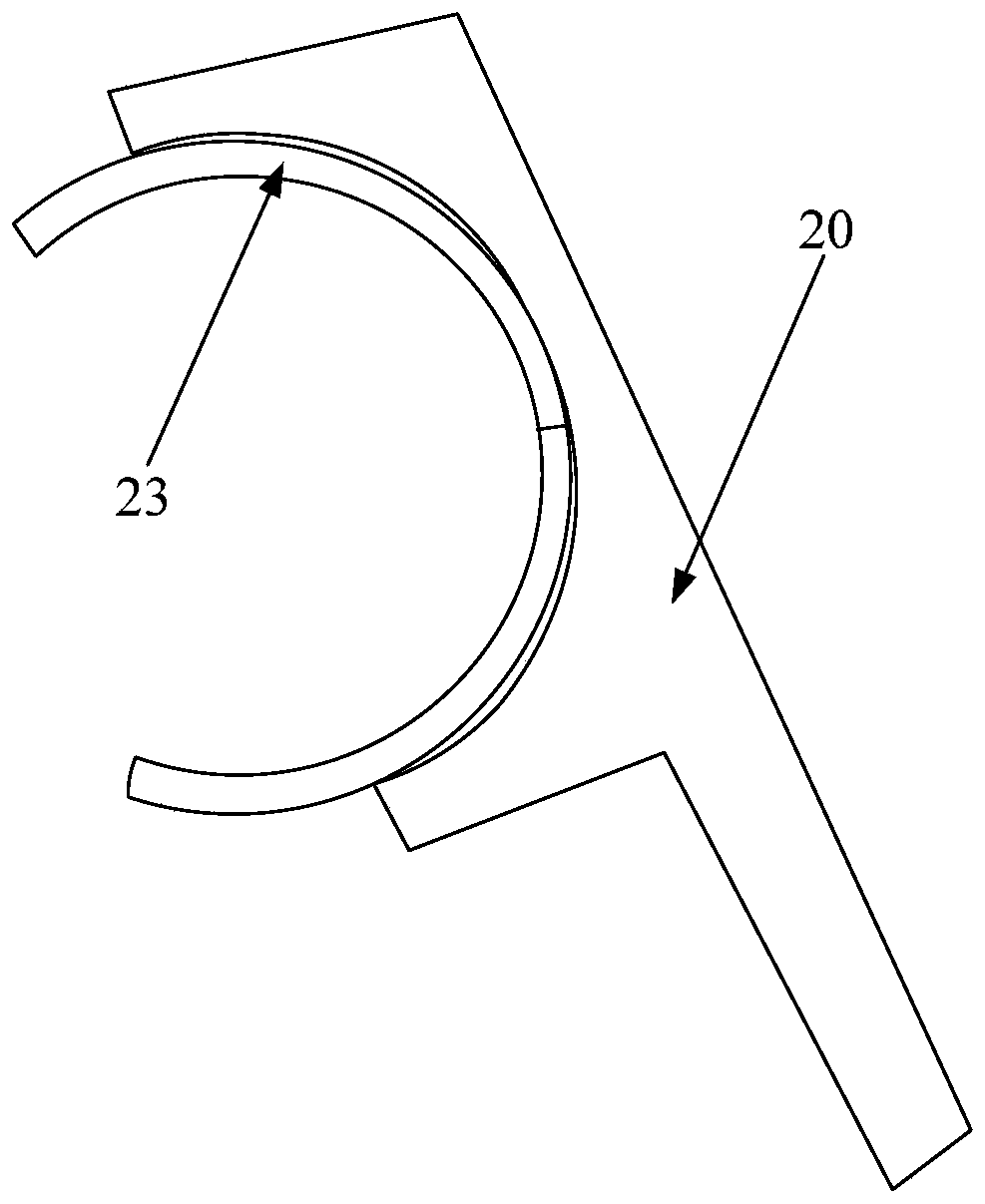 Fracture rib bone setting device system for thoracoscope