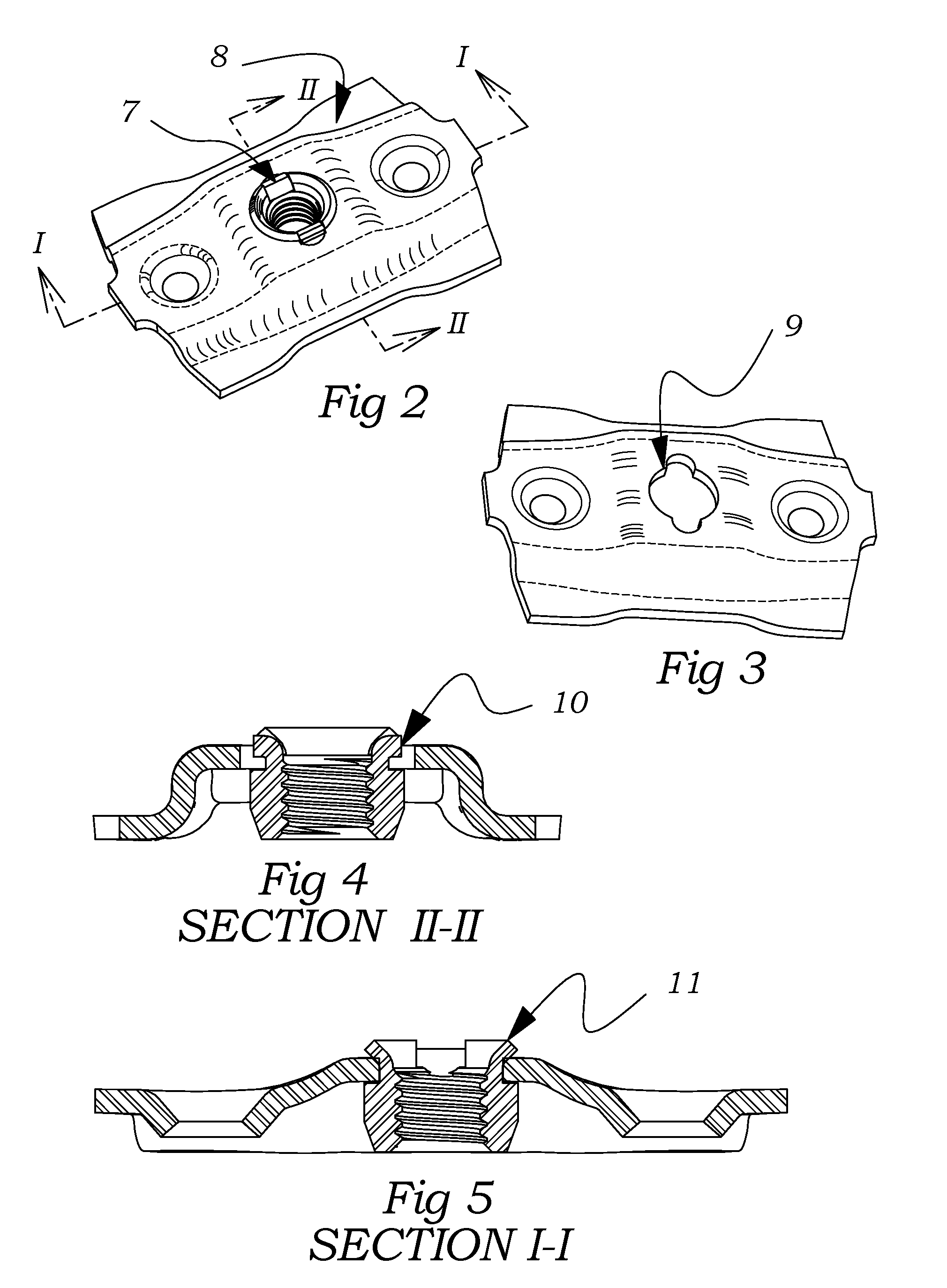 Threaded brackets for hanger rod