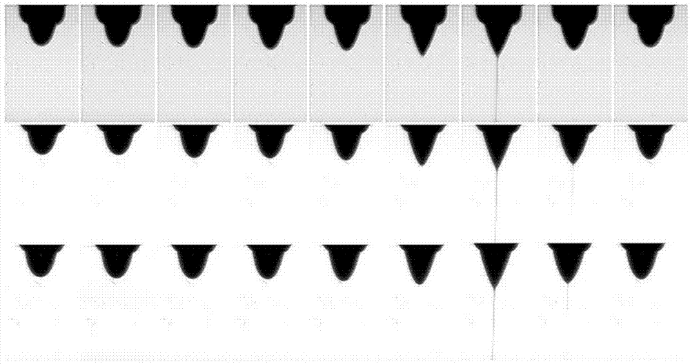 Electro hydrodynamic preparation device and method for batch micro-droplets and micro-structures