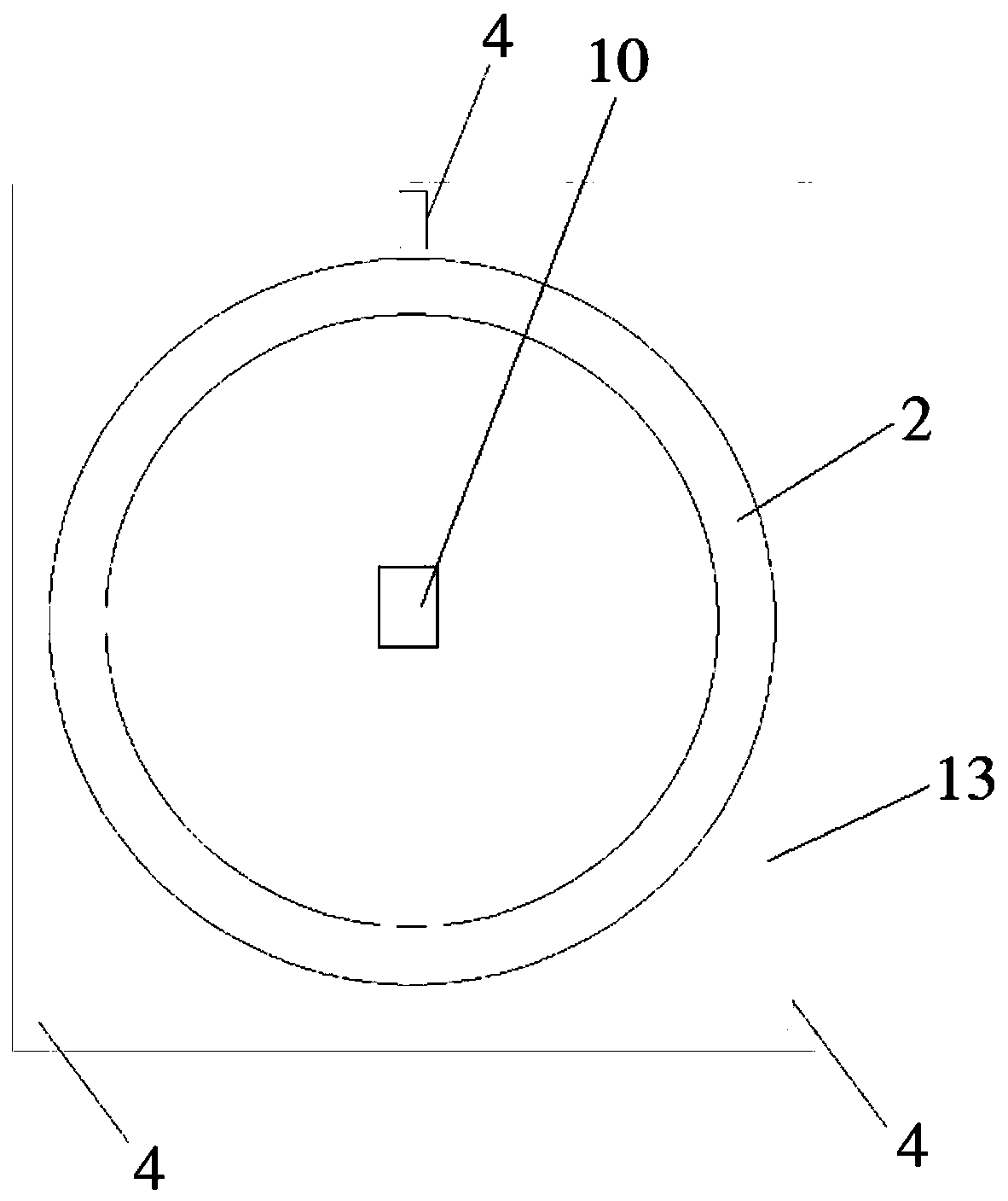 Intelligent traffic cone for expressway accident scene emergency disposal and arrangement method thereof