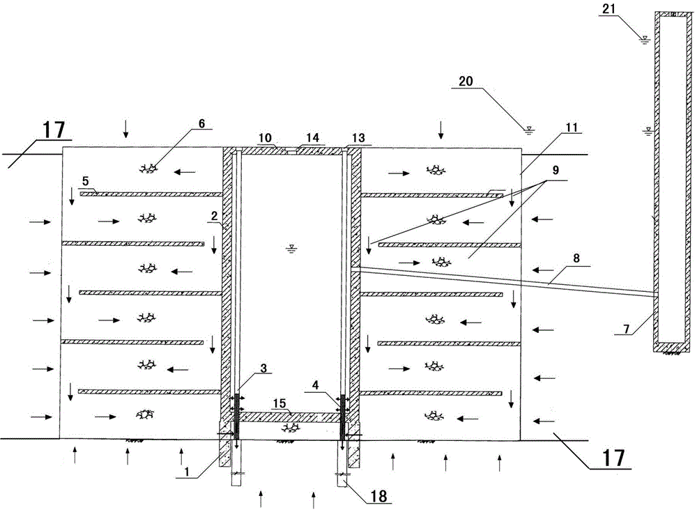 Zero discharge environment-friendly water intake and purification device