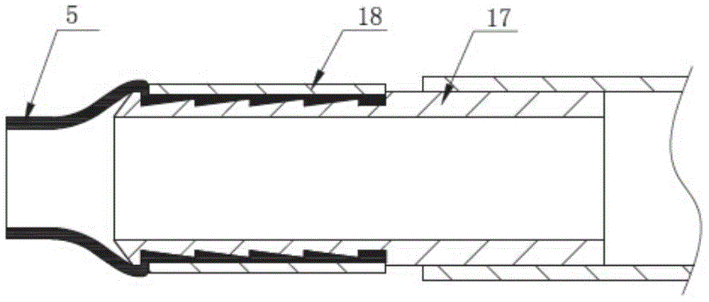 Free skin flap in-vitro distal blood supplying device