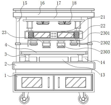 Garment metal pendant detection device with crack detection function and convenience in classification