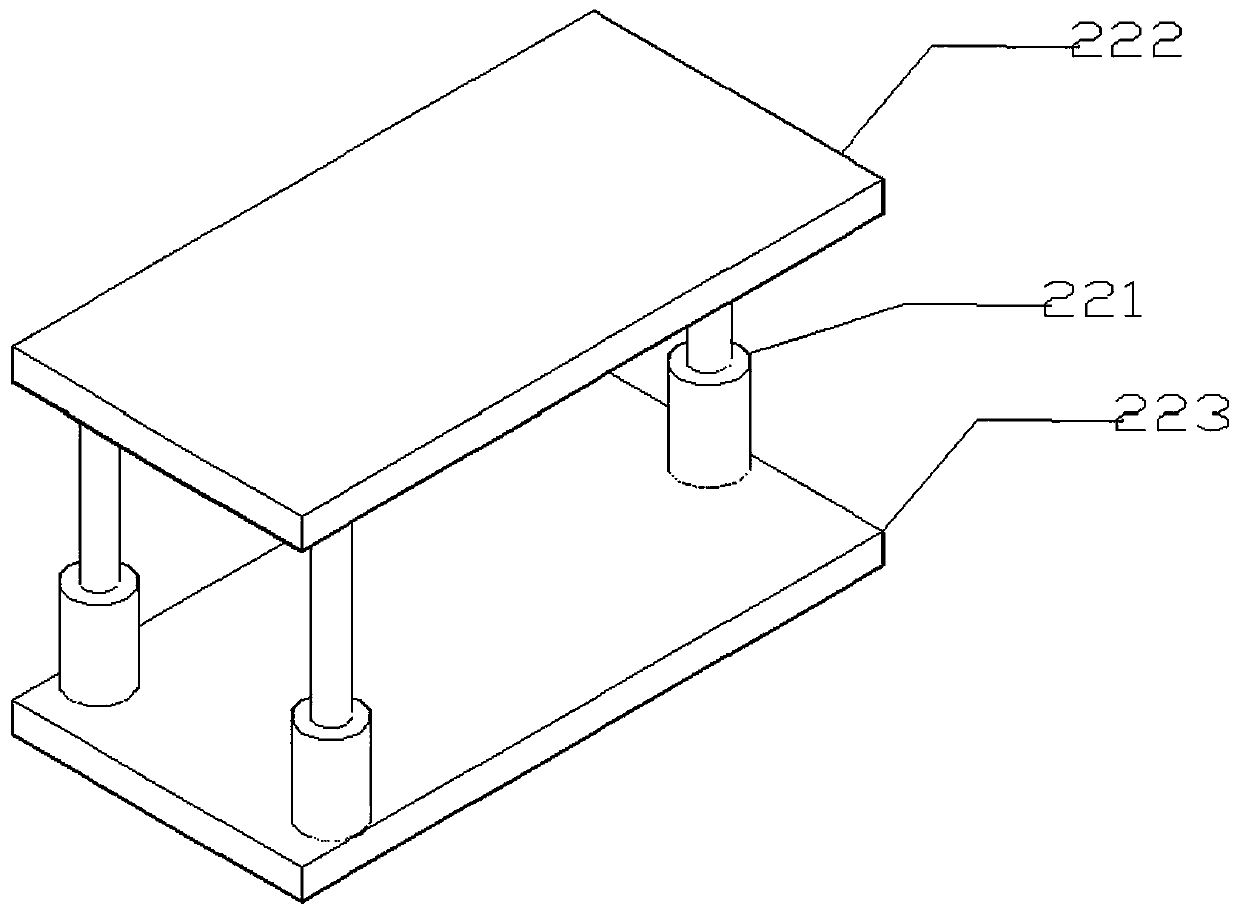 Experimental device for evaluating influence of interlayer and injection-production point on recovery ratio of thick-layer oil reservoir