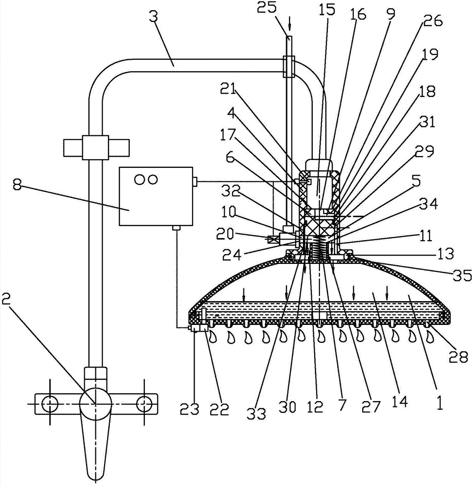 Intelligent household sprinkler