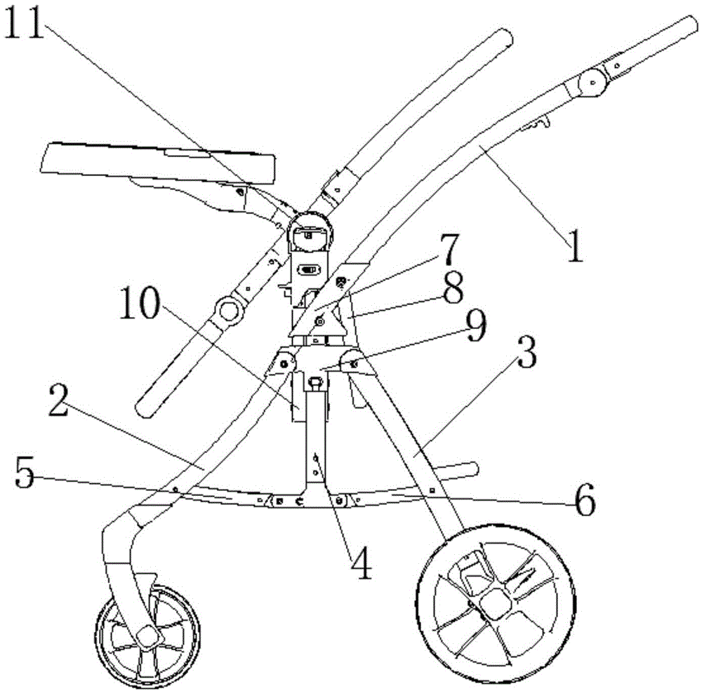 Baby carriage and seat pocket mechanism