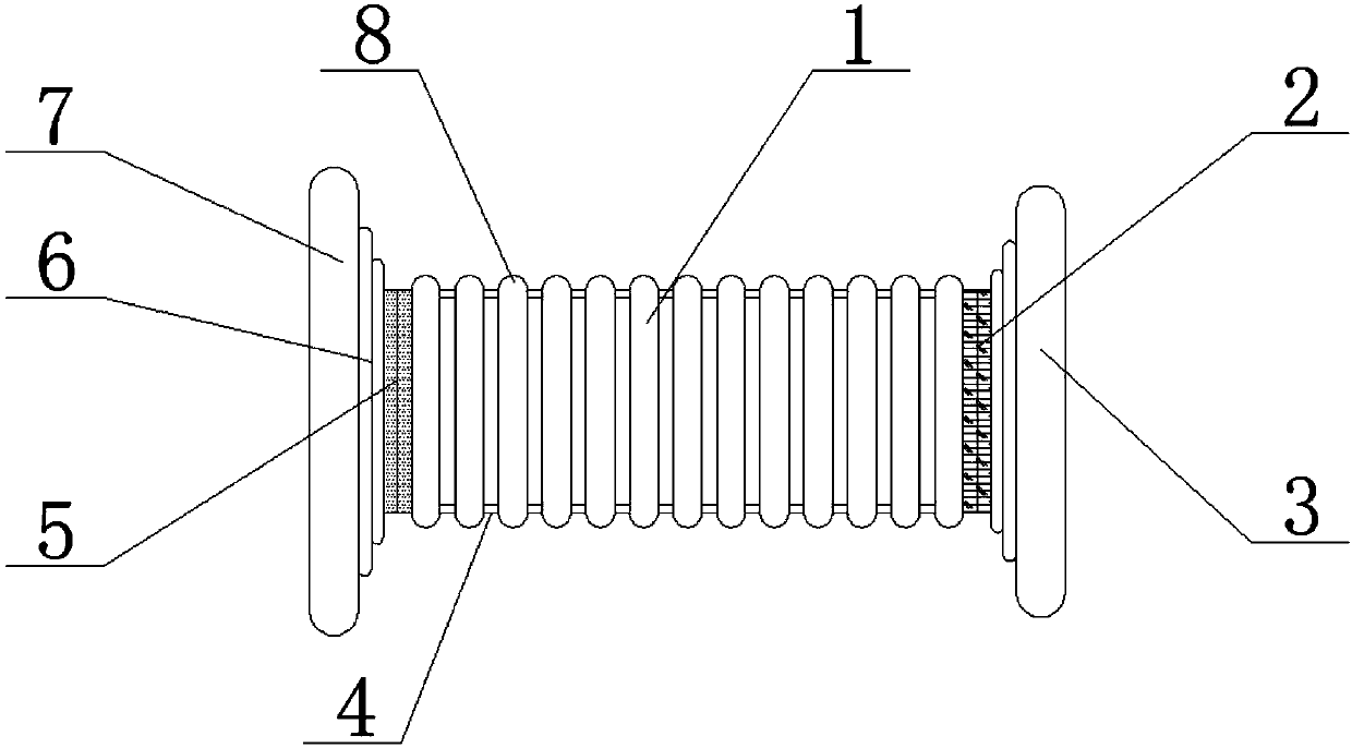 Anti-impact and corrosion-resistant PE solid-wall pipe