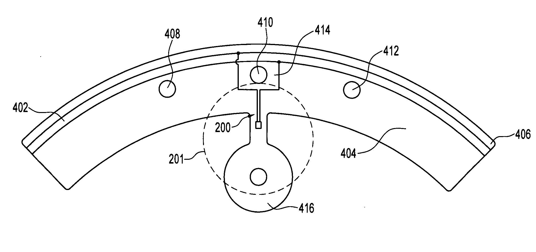 Out-of-plain strain elimination acoustic wave torque sensor