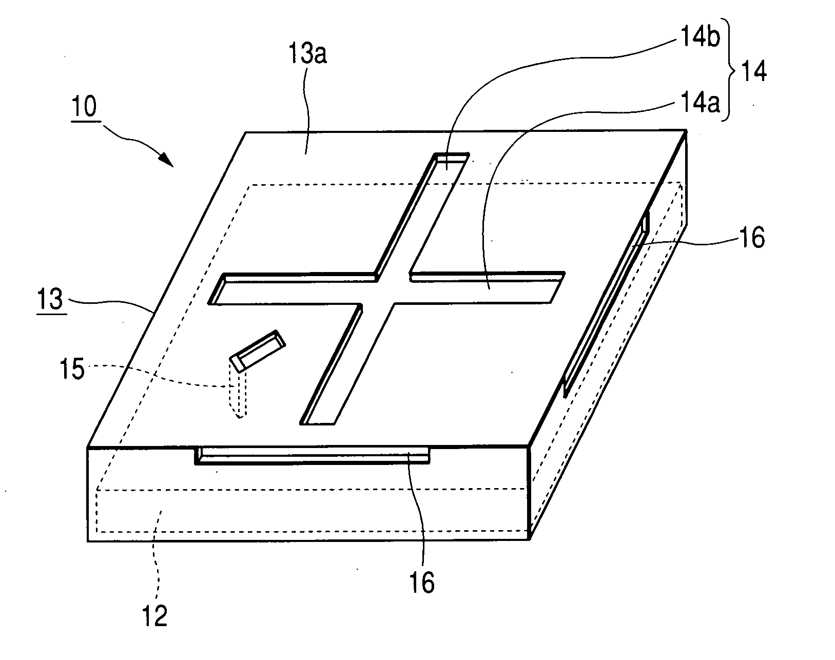 Circular polarization slot antenna apparatus capable of being easily miniaturized