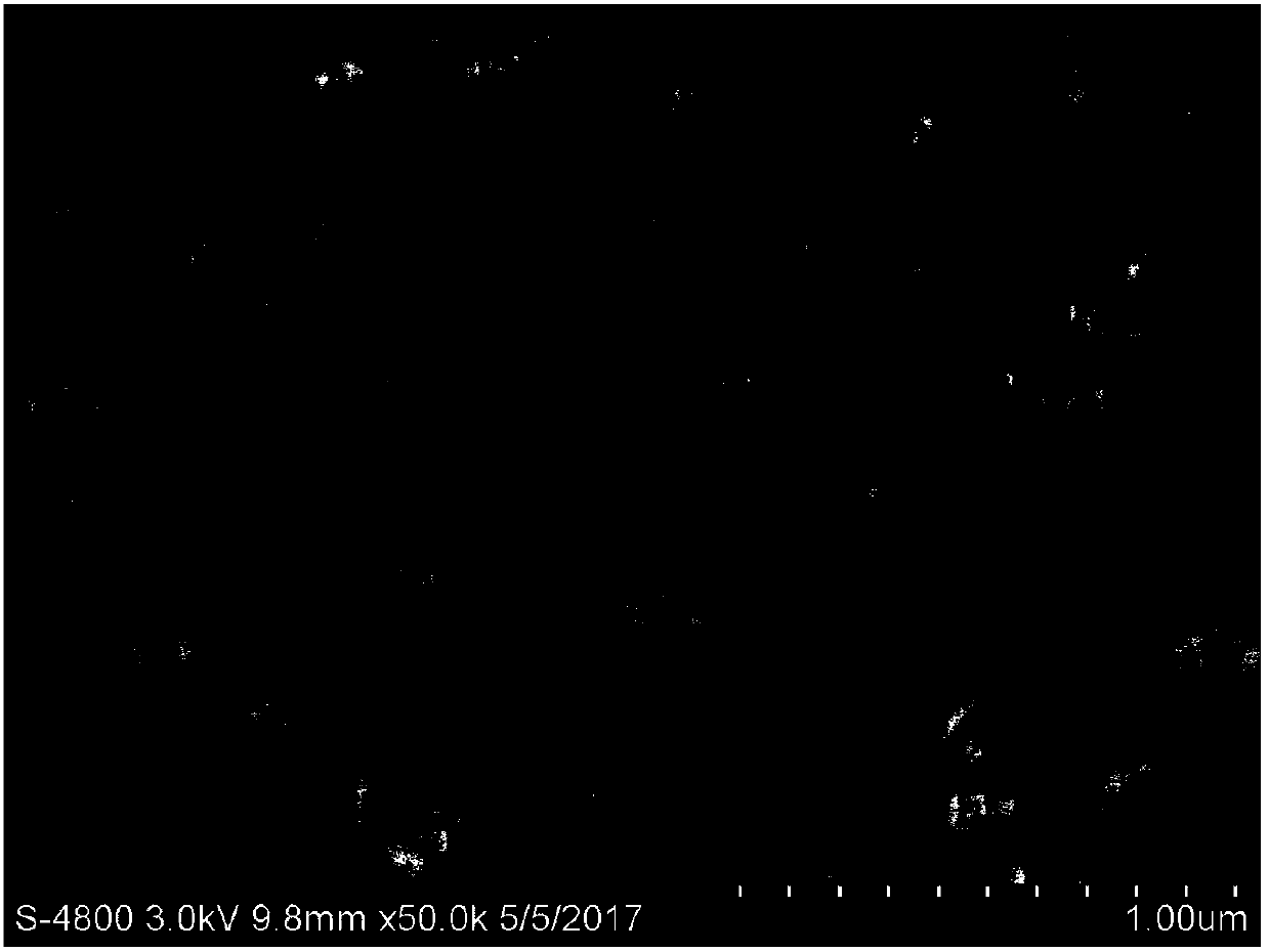 Preparation method of graphene quantum dot supported Ag-TiO2 nano array