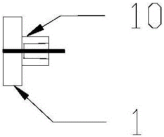 External prestressing reinforcing structure and method for T-shaped concrete beam