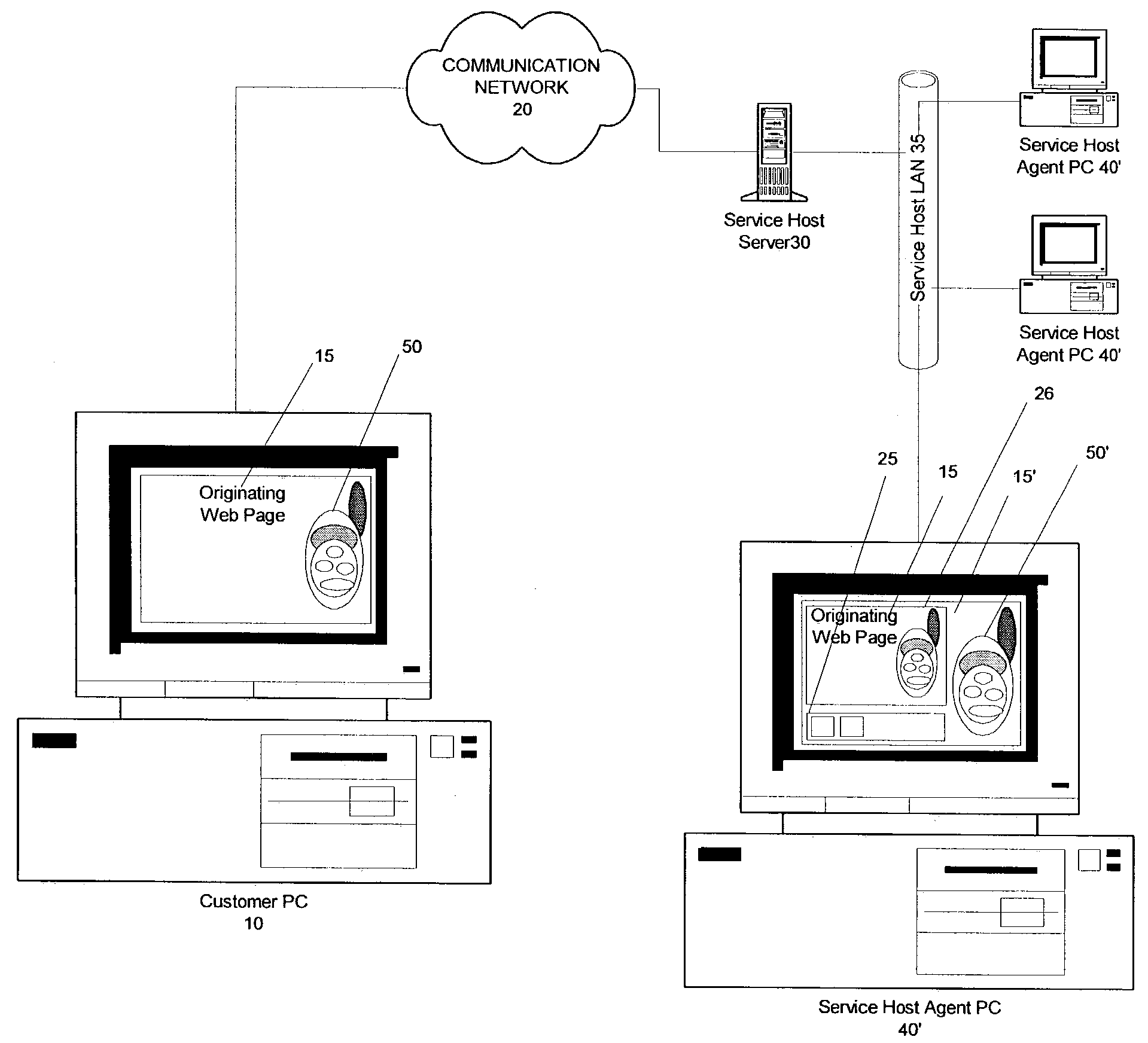 Audio message driven customer interaction queuing system