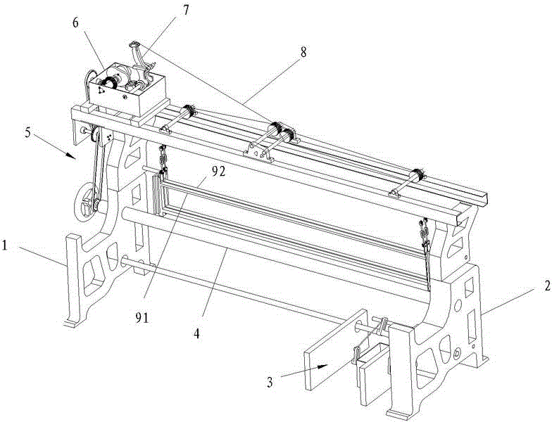 Fishing net braiding machine